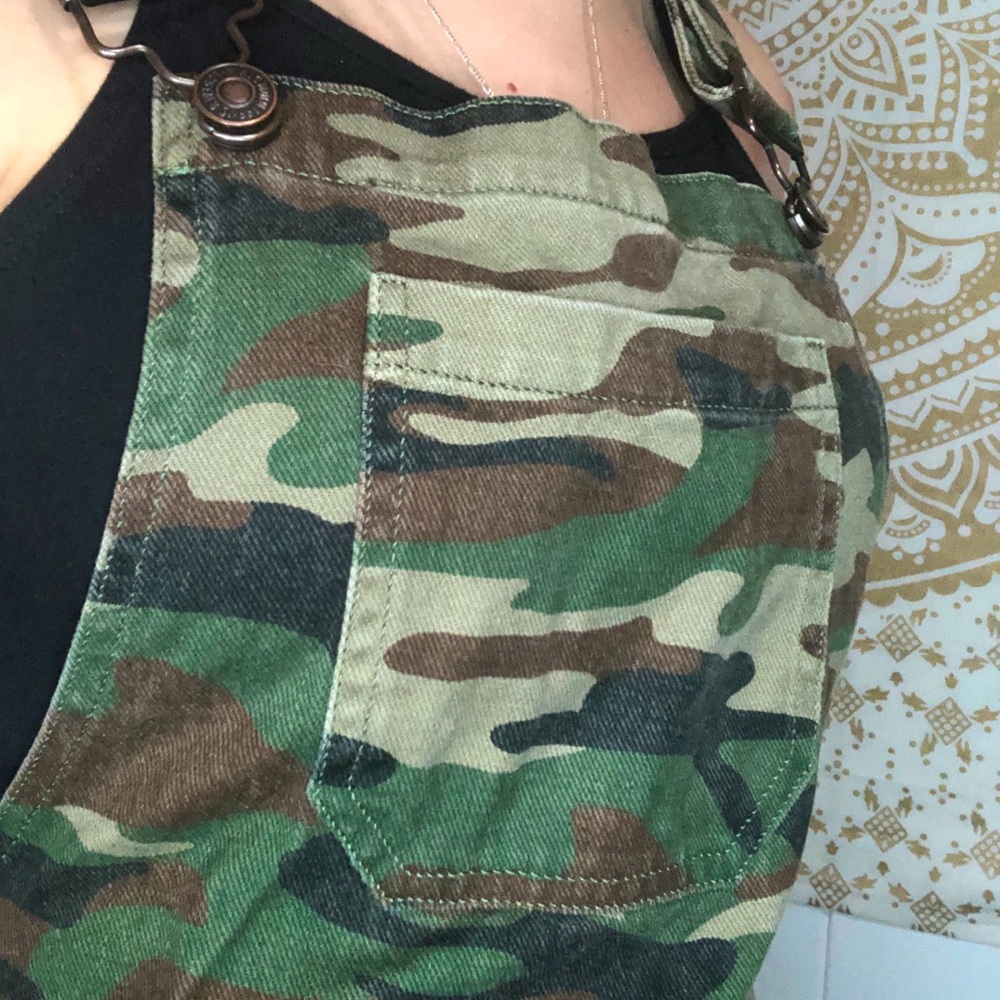 Army Print Overalls